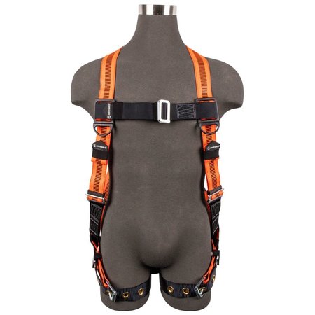 SAFEWAZE Full Body Harness, Vest Style, Universal FS99185-E